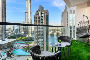 Expansive 7-Bed Apt Overlooking Burj & Fountains
